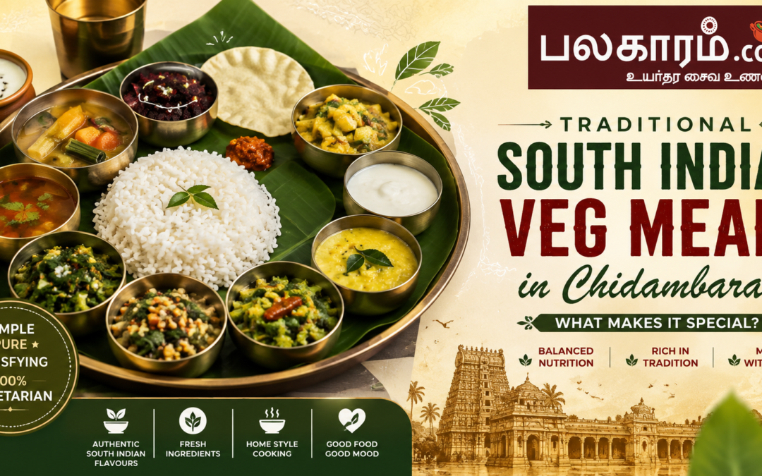 Traditional South Indian Veg Meals in Chidambaram